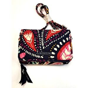 Vera Bradley Painted Paisley RFID Wallet Crossbody Purse Quilted NWOT Festival‎